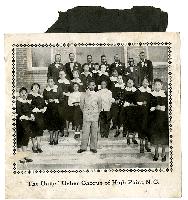 Generated thumbnail: United Usher Chorus of High Point (N.C.) African American Families Photograph Scrapbook page (circa 1920-1960) 09