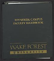 Generated thumbnail: WFU Reynolda Campus Faculty Handbook 1991