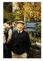 Generated thumbnail: Edwin Graves Wilson in front of Dove Cottage, England