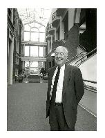Generated thumbnail: Edwin Graves Wilson in newly constructed Wilson wing of Z. Smith Reynolds Library