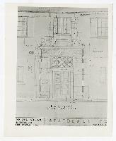 Generated thumbnail: Architectural elevation drawing of the main entrance to Grayln Estate, 1927