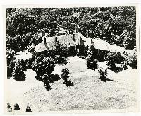 Generated thumbnail: Aerial view of Graylyn Estate surrounded by trees