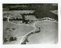 Generated thumbnail: Aerial view of Grayln Estate with expansive grounds, circa 1932