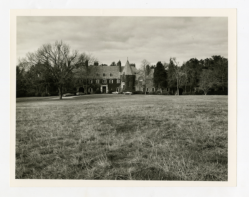 Distant view of Graylyn Estate