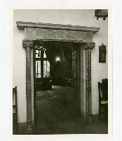 Generated thumbnail: Ornate foyer doorway looking into reception in Graylyn manor home