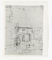 Generated thumbnail: Architectural elevation drawing of stair tower for Graylyn Estate mansion