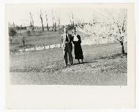 Generated thumbnail: Bowman Gray, Jr. and Nathalie Gray by the pond