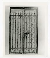 Generated thumbnail: Entrance hall gates prior to shipment for Graylyn Estate