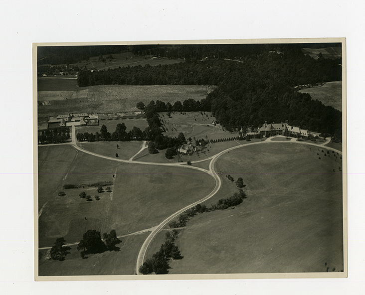 Aerial view of Graylyn Estate