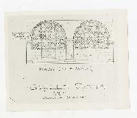 Generated thumbnail: Architectural drawing of Grille Room No. 9 East Elevation