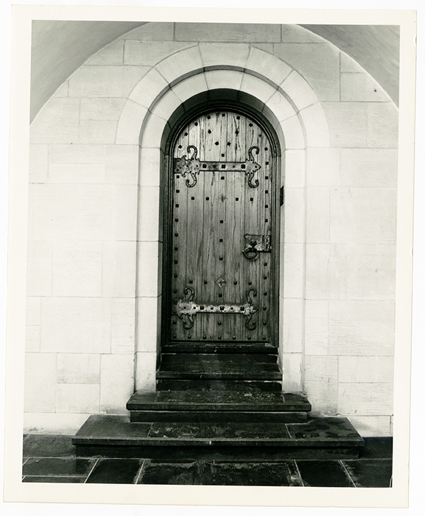Basement door at Graylyn Estate