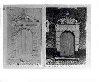 Generated thumbnail: Doorway Drawing and Photograph of La Ferme du Rieu, Hesdin l'Abbé, Pas de Calais