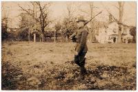 Generated thumbnail: Cicero Dixson Standing Guard at Wake Forest College During World War I