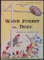 Generated thumbnail: Homecoming 1960 football program [Wake Forest vs Duke]