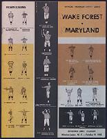 Generated thumbnail: Homecoming 1965 football program [Wake Forest vs Maryland]