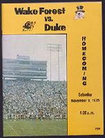 Generated thumbnail: Homecoming 1975 football program [Wake Forest vs Duke]