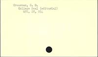 Generated thumbnail: Creasman, C. D.