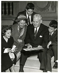 Generated thumbnail: Beth and George Paschal with their children