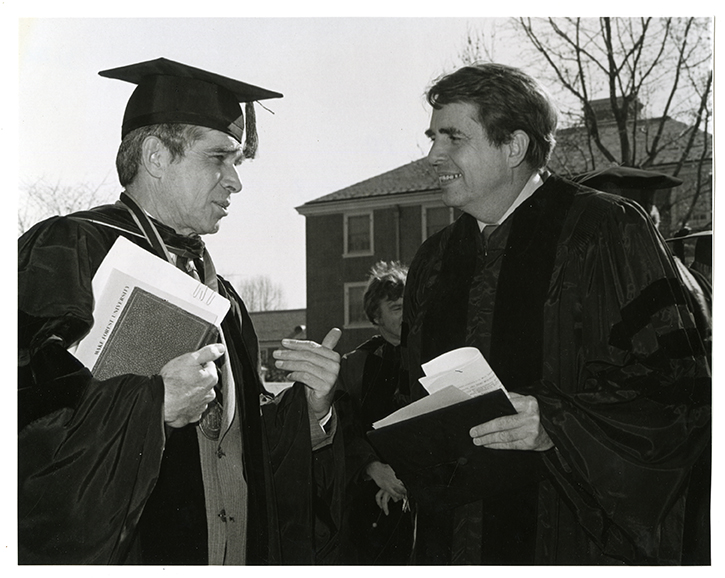 Board of Trustees at commencement - Ralph Scales
