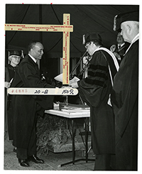 Generated thumbnail: Board of Trustees at commencement - Ralph Elison