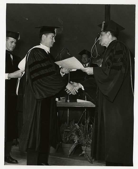 Board of Trustees at commencement - John Chandler