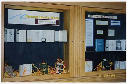 Library events and exhibits -Banned Books Week
