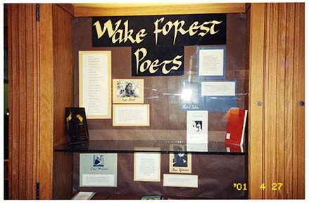 Library events and exhibits - Wake Forest Poets