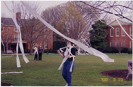 Library events and exhibits - yard rolling
