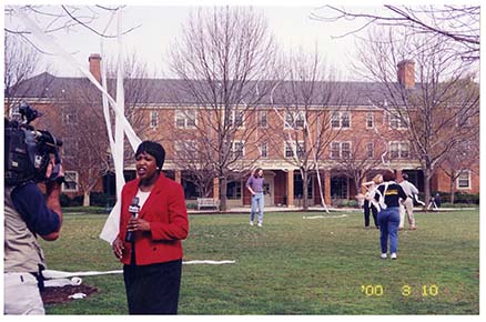 Library events and exhibits - yard rolling