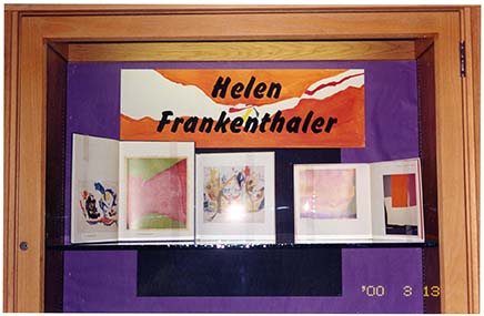 Library events and exhibits - Helen Frankenthaler