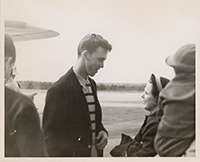 Generated thumbnail: Wiley Warren Jr. speaks to his mother upon his return from the Pan American games.