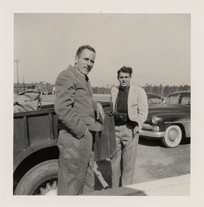 Kent Rogers and an unidentified man