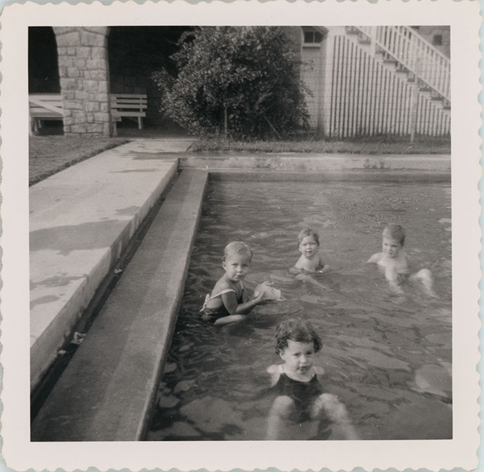 Kids play in Children's Pool a the Wake Forest Community Center pool