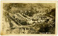Generated thumbnail: Aerial photograph of Gary, W.V., postcard