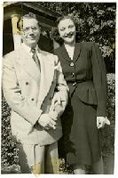Generated thumbnail: Kurt Baum and Rose Baum standing together outside
