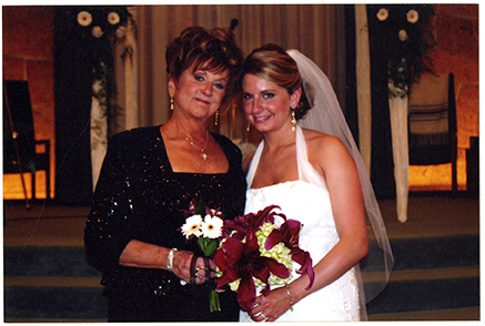 Rita and Lauren Postolski in bridal photograph