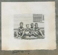 Generated thumbnail: Christmas 1943 group photograph of young boys